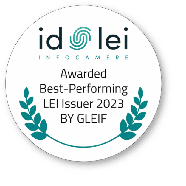 GLEIF Award for Best Quality LOU for 2023 - InfoCamere Recognition