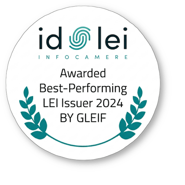 GLEIF Accredited Badge - Official ID LEI Status